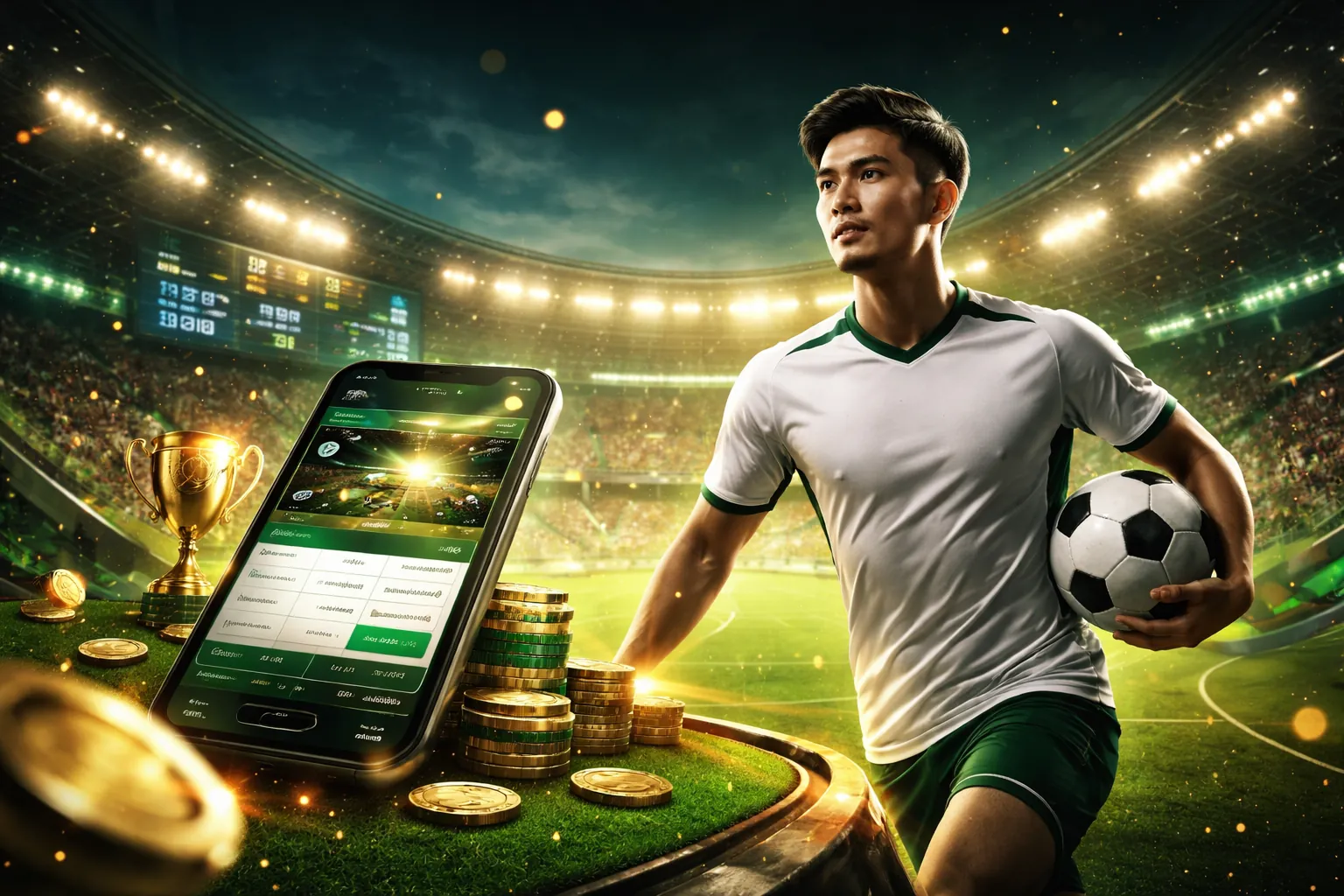 Hình nền the bet 365 với các hoạt động cá cược sôi động